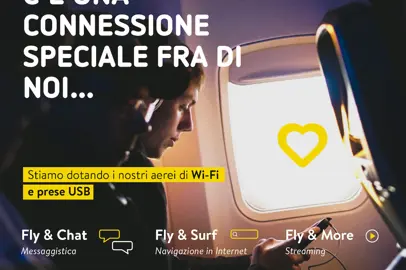 Vueling introduce il WI-FI a bordo dei suoi aerei per mantenere i suoi clienti connessi