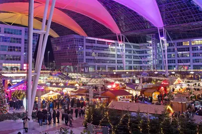 Magia d’inverno all’aeroporto di Monaco
