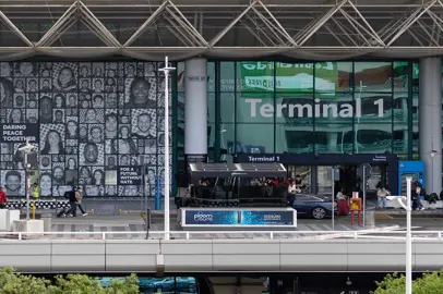 All’aeroporto di Roma Fiumicino un’installazione per la pace