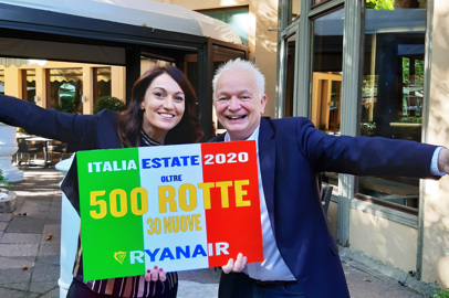 Ryanair annuncia gli operativi dell'Estate 2020 in Italia