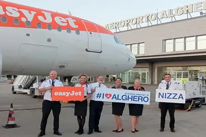 easyJet: al via la nuova rotta da Nizza ad Alghero