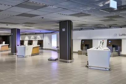 Nuova Premium Check-in Area Lufthansa a Francoforte