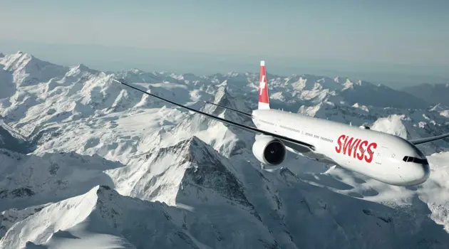 Swiss: primo volo con l'AeroShark
