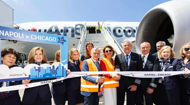 American Airlines raddoppia i voli da Napoli verso gli USA