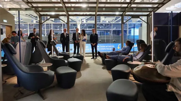 ITA Airways rinnova l'Hangar Lounge di Roma Fiumicino