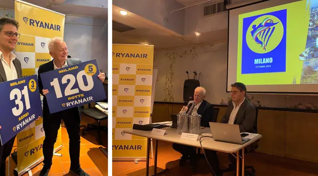 Ryanair: il nuovo operativo invernale all’aeroporto di Milano Malpensa