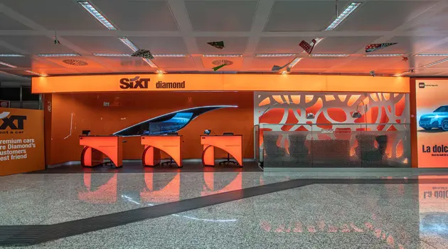 La nuova Diamond Lounge di Sixt all’aeroporto di Malpensa