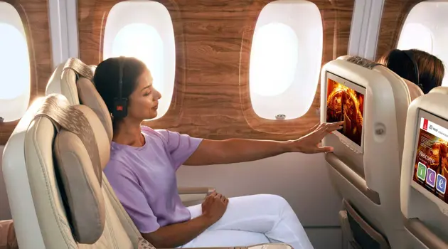 Emirates premiata per l'intrattenimento a bordo
