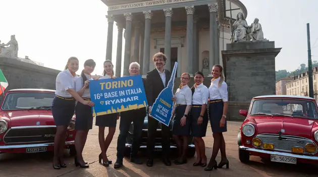Nuova base Ryanair all'Aeroporto di Torino