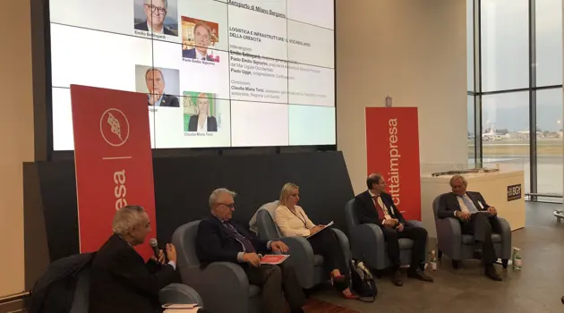 Aeroporto di Milano Bergamo confronto tra  “Logistica e Infrastrutture"