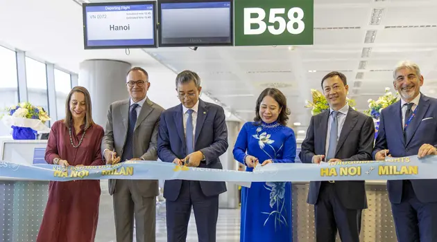 A Malpensa nuovo volo diretto Hanoi-Milano