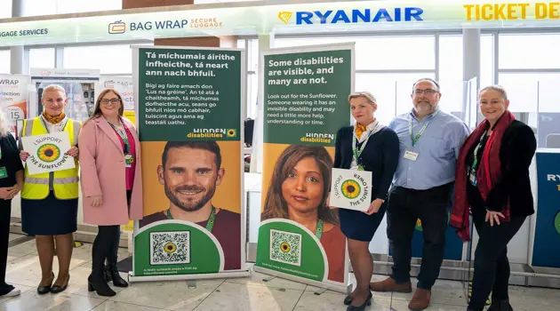 Ryanair lancia Hidden Disabilities Sunflower