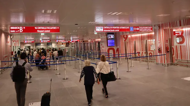 La nuova area extra-Schengen all'Aeroporto di Milano Bergamo