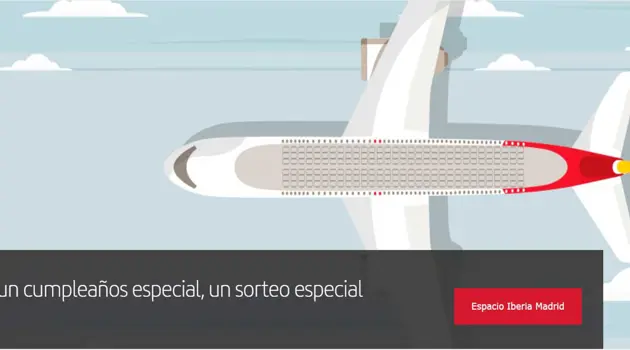 Per i suoi 97 anni Iberia lancia una lotteria