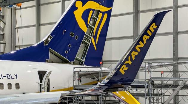 Ryanair riduce le emissioni di co2 di 165.000 tonnellate