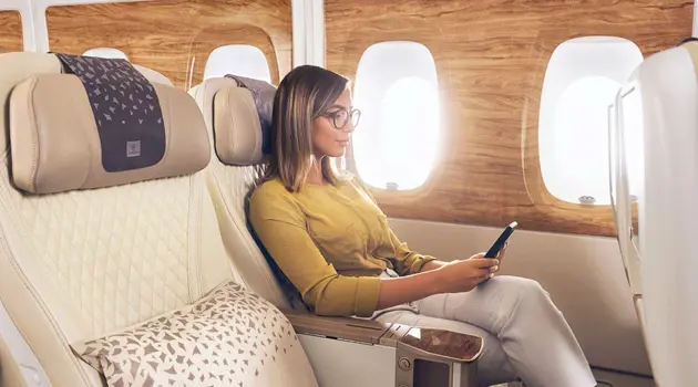 Tutti i passeggeri Emirates possono usufruire del Wi-Fi gratuito a bordo