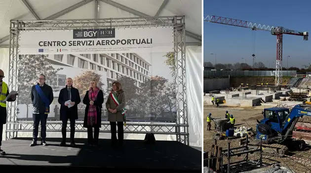 Milano Bergamo: avviati i lavori del nuovo Centro Servizi Aeroportuali