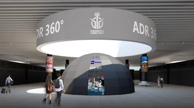 All'aeroporto di Fiumicino la prima Movie Lounge con Rai Cinema