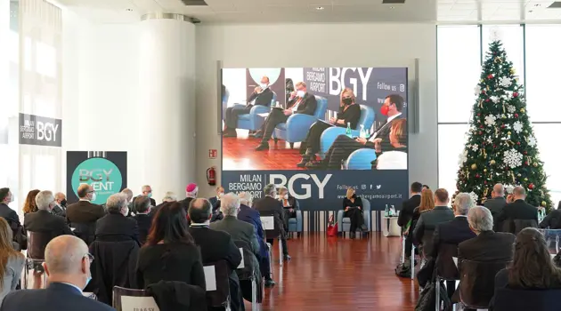 Aeroporto di Milano Bergamo: inaugurazione ampliamento lato ovest del terminal passeggeri