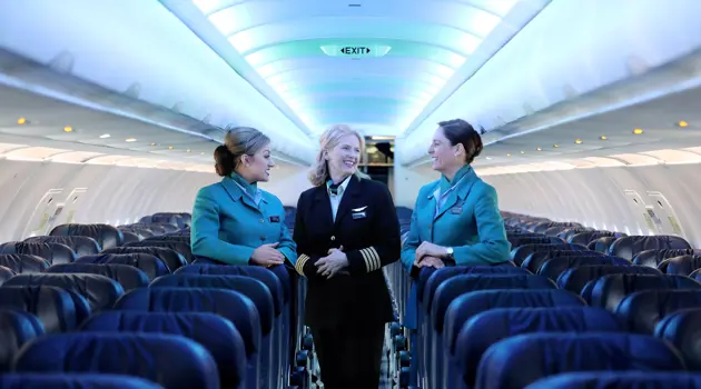 Aer Lingus lancia il nuovo sistema di illuminazione d'atmosfera a bordo