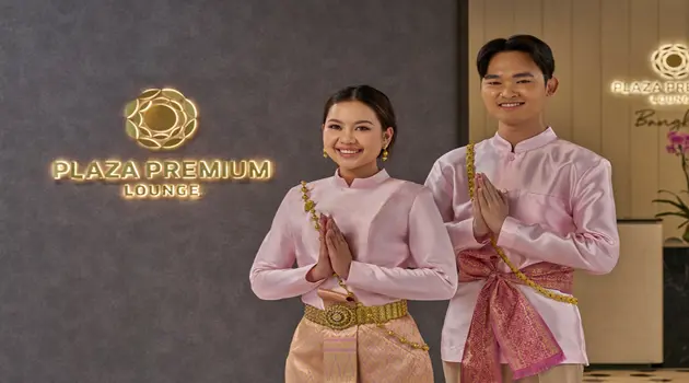 A Bangkok Suvarnabhumi aprono Plaza Premium First e Plaza Premium Lounge