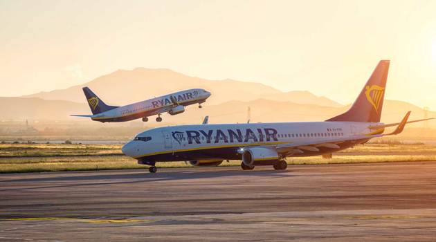 Ryanair: voli da e per l'aeroporto di Cagliari dal 21 giugno