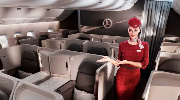 La Business Crystal Suite di Turkish Airlines
