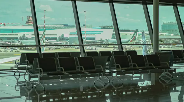 Fiumicino traffico ridotto del 90% 