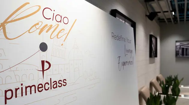 Primeclass Lounge all’aeroporto di Fiumicino
