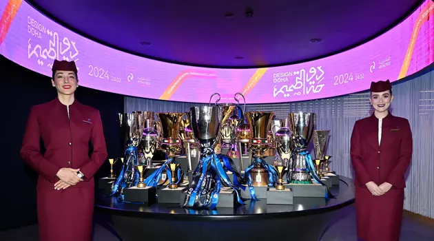 Qatar Airways ha presentato la Design Doha Biennial ai tifosi dell'inter