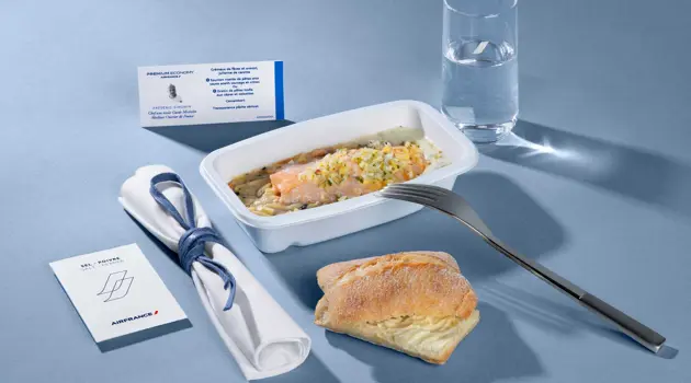 Menu stellati in Premium Economy con Air France