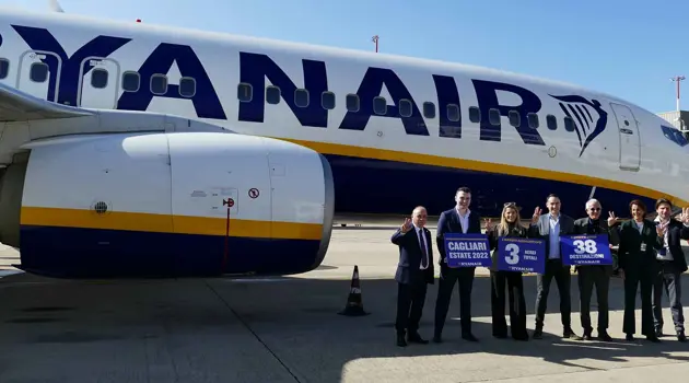 Ryanair annuncia l'operativo estivo su Cagliari