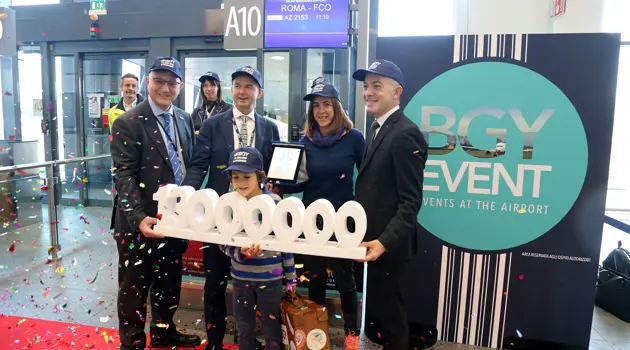 L'Aeroporto Milano Bergamo festeggia 13 milioni di passeggeri