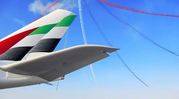 Emirates presenta i suoi aerei al Dubai Airshow