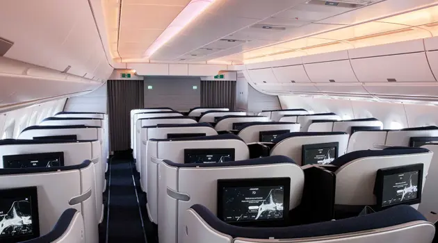 Nuova cabina Finnair per voli a lungo raggio da Helsinki