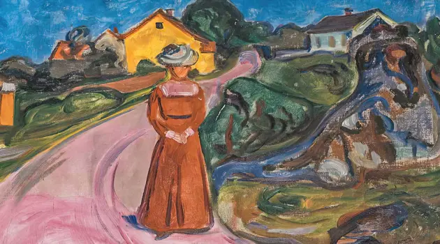 I dipinti di Edvard Munch all'aeroporto di Oslo