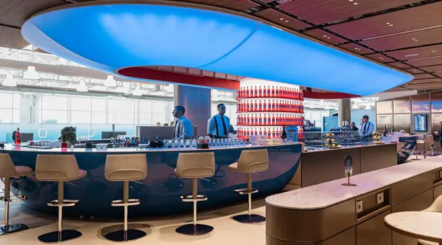 L'Hangar Lounge di ITA Airways a Roma Fiumicino