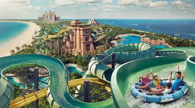 Volo per Dubai e Pass per l'Aquaventure Waterpark