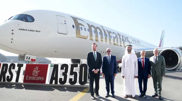 Il primo A350 di Emirates