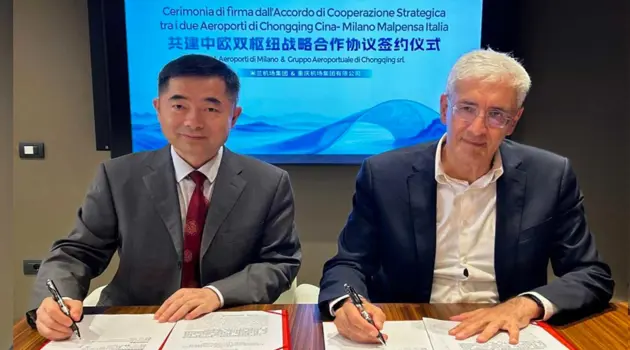 Malpensa rafforza i collegamenti con la Cina