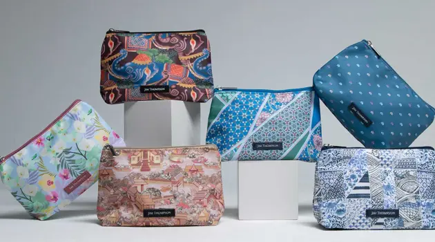 Kit di cortesia firmati Jim Thompson per Thai Airways