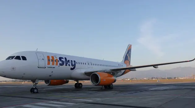 HiSky vola da Milano Bergamo