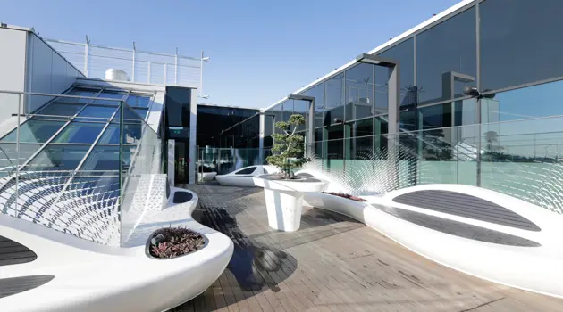 “Open Air Deck”. Nuova terrazza all'aeroporto di Francoforte