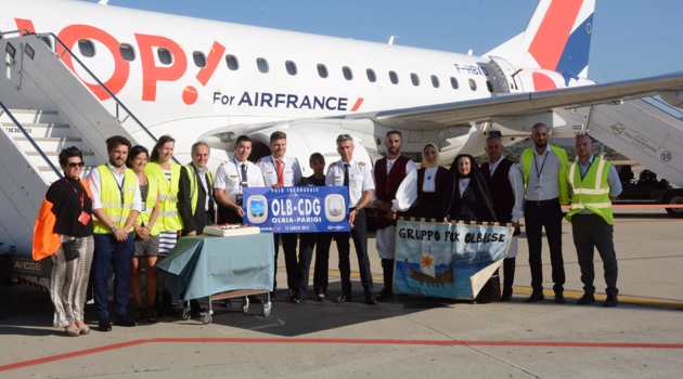 Air France inaugura la tratta Olbia - Parigi CDG