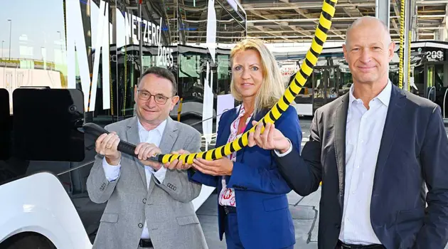 Aeroporto di Monaco ha inaugurato il nuovo deposito per bus elettrici