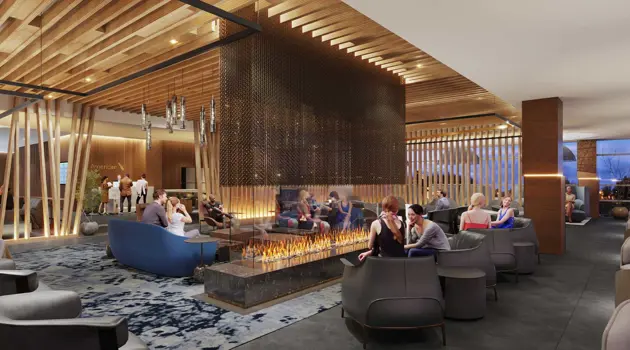 Le lounge Admirals Club di American Airlines a Washington