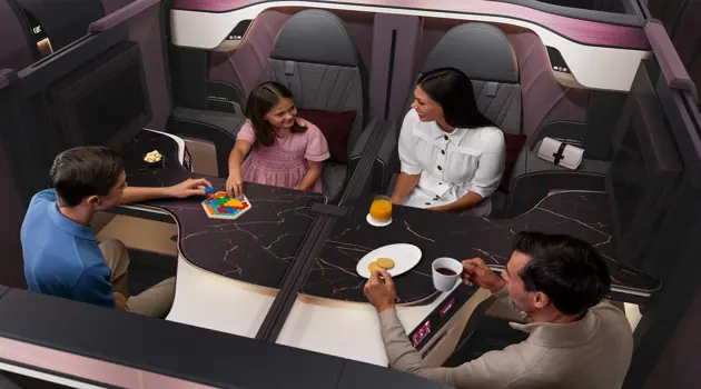 Qatar Airways svela la nuova Qsuite a Dubai