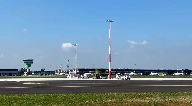 La nuova taxiway nord all'Aeroporto di Milano Bergamo
