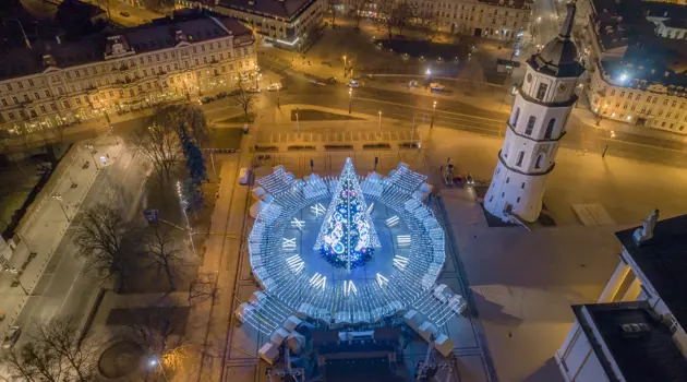 La magia delle festività natalizie a Vilnius