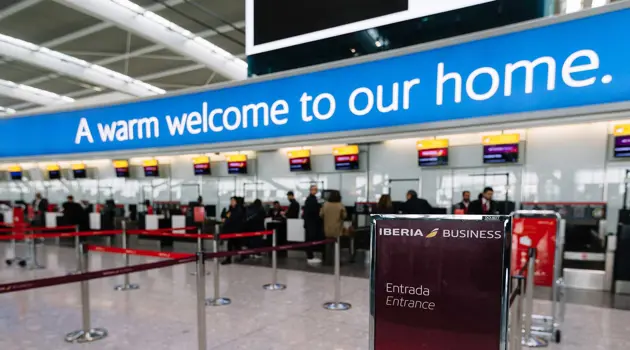 Iberia cambia posizione nel Terminal 5 di Londra Heathrow